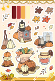 Ave Sticker Template - Fall 2