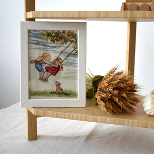 Framed cross-stitch - Swing (AB184) 1