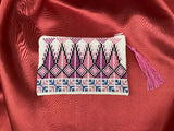 “SARW” Hand-Embroidered Pouch Bag