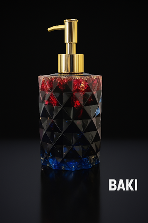 Handcrafted Luxury Resin Soap Dispenser | Elegant Home Decor