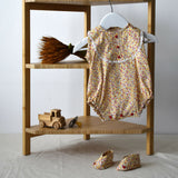 Red and yellow flower onesie (AB34-1) 1