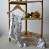 Triangle fabric dungarees (AB161-1)