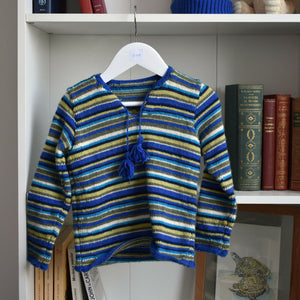Striped blue jumper (AB51-1) 1