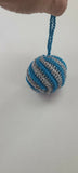 Christmas crochet glitter bauble