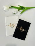 Bridal - His and Hers Vow Books