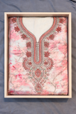 Floral Mukhawar Indonesian Silk Fabric with Matching Scarf