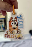 Customized Name & Photo Keychain – Elegant Backpack Accessory