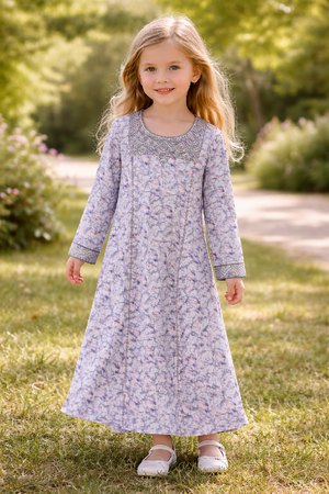 Stitched Sparkle Princess Bloom Jalabeya