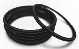 Silk Thread Bangle Set - Black