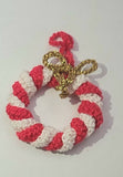 Christmas crochet twisted wreath