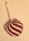 Christmas crochet glitter bauble