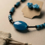 Ocean Whisper Necklace + Studs Set