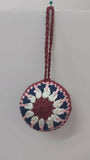 Boho Style Crochet Christmas Baubles