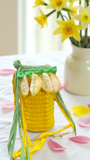 Crochet tumbler fruity bag