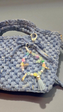 Crocheted Mini Crossbody Tote – Handmade Bag