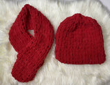 Handmade Beanie and Scarf - Multiple Colors