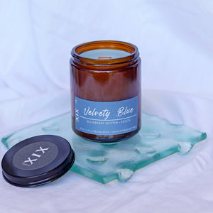 Fragranced Candle - Velvety Blue