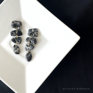 Onyx Abstracts Earrings