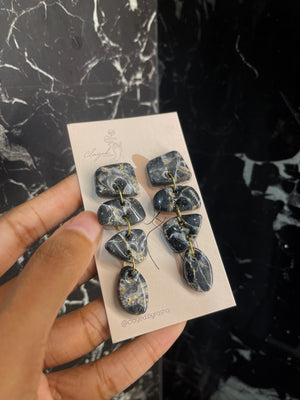 Onyx Abstracts Earrings