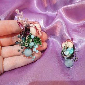 Earrings Summer flowers