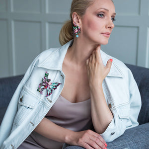 Earrings Summer flowers