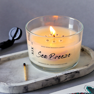 Hush - Hush Message Candle  (Hidden Personalized Message)