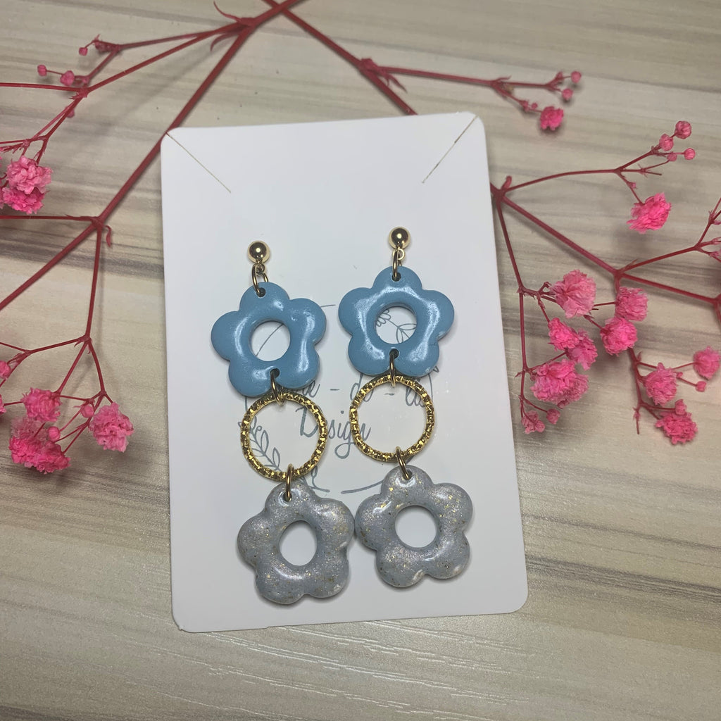 Double Daisy earrings