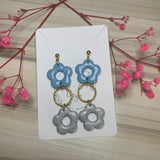 Double Daisy earrings