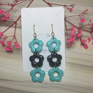 Triple Daisy earrings