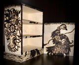 Handmade Pyrography (Wood Burned) And Carved “Jewelry Casket”