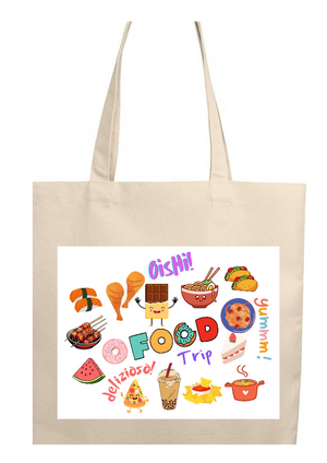 Tote Bag Food Trip