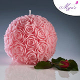 Rose Ball Candle