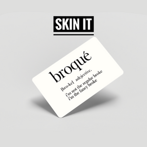 broque atm card sticker