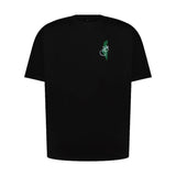 Oversized Fit Palestine Currency T-Shirt -Black