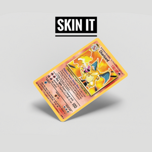 Charizard ID atm card sticker