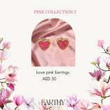 Love pink earrings