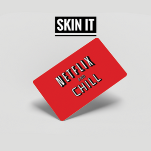 Netflix n Chill atm card sticker