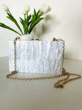 Bridal - Clutch Bag - Marble White