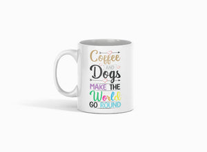 Coffee Dog Mug - Custom Mug - iDBadges Mug - Coffee Tea Mug - 11oz 330 ml - White