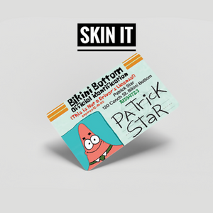 Patrick ID atm card sticker