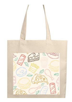 Tote Bag Beach Food Mania