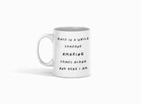 I am amazing mug Coffee/Tea Mug - Gift Mug - Office Mug - Funny Mug - Positive Mug - Custom Mug - iDBadges Mug 11oz / 330ml