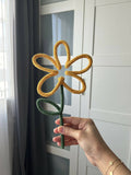 Knitted flower