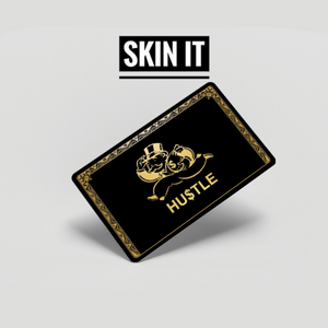 Hustle hard atm card sticker