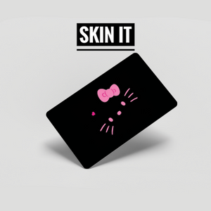 Hello Kitty Black bg atm card sticker