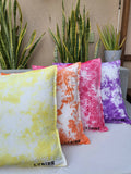 Tie dye cushion cover (Purple)