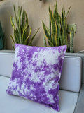 Tie dye cushion cover (Purple)