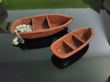 Brown boat dish