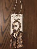 Handmade Pyrography “Wood Burned” VAN GOGH BOOKMARK