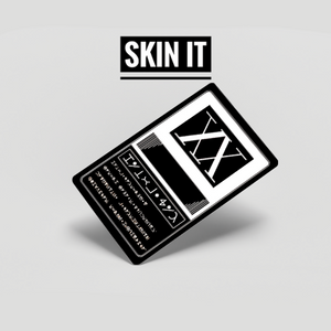 Hunter X Hunter License (black n white) atm card sticker